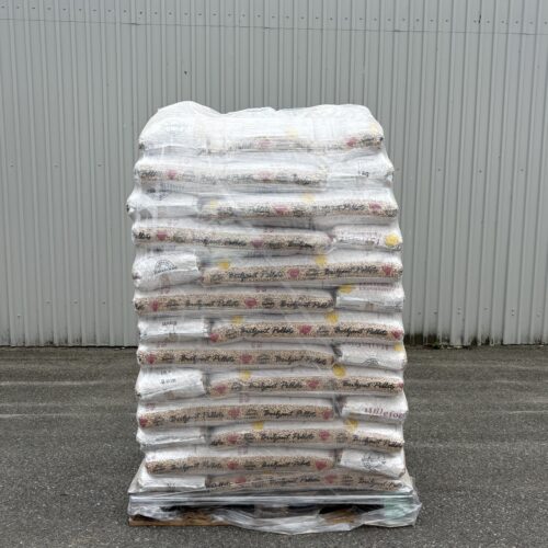 Hällefors Træpiller 8 mm – 832 kg (52 x 16 kg sække)