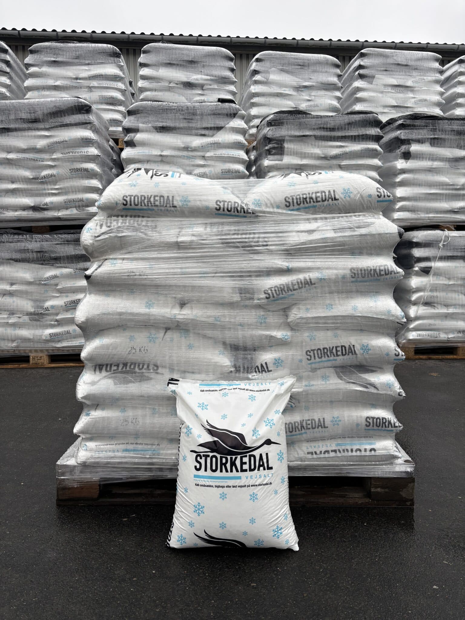 Vejsalt 25 kg sække Storkedal