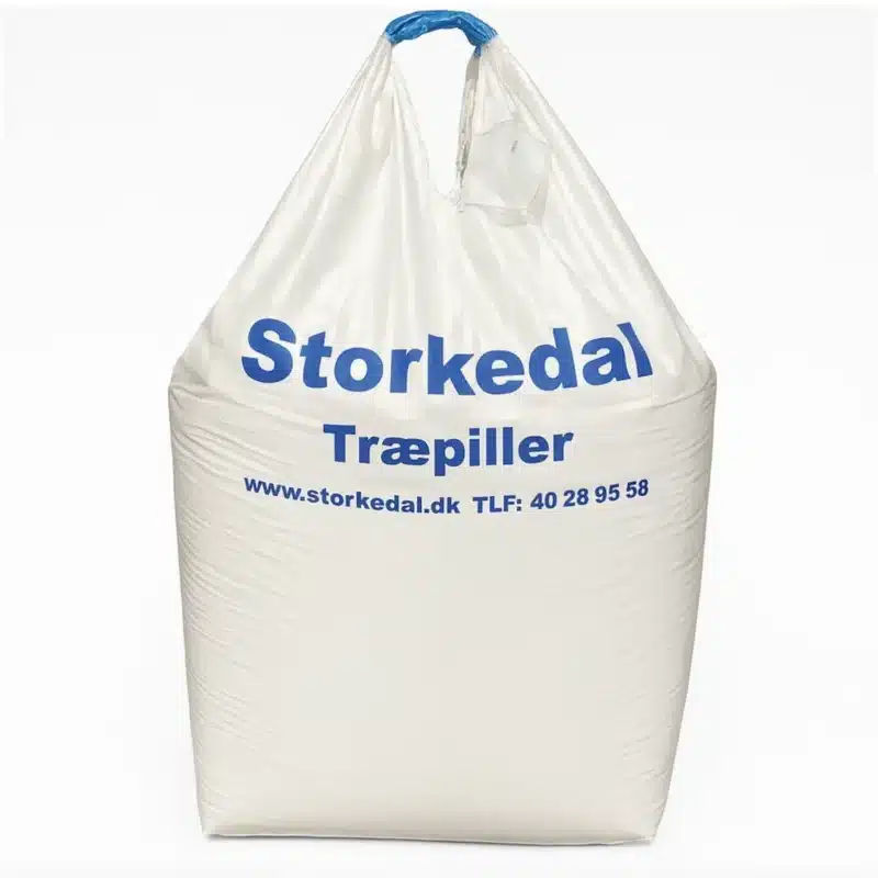 Bigbags træpiller 6 mm - 800 kg